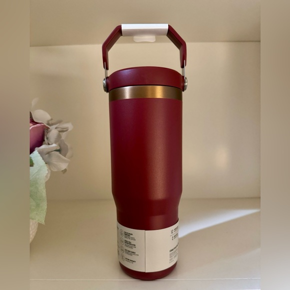 🎉LAST CHANCE🎉NWT Stanley Iceflow Flip Straw 30 oz Tumbler Glided Pomegranate - Picture 6 of 13